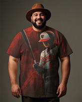 T-shirt à manches courtes pour homme avec imprimé graphique Baltimore Orioles